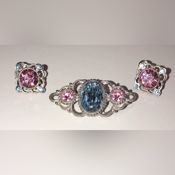 1928 Jewelry Company Jewelry - 1928 Jewelry Company Brooch and Earrings